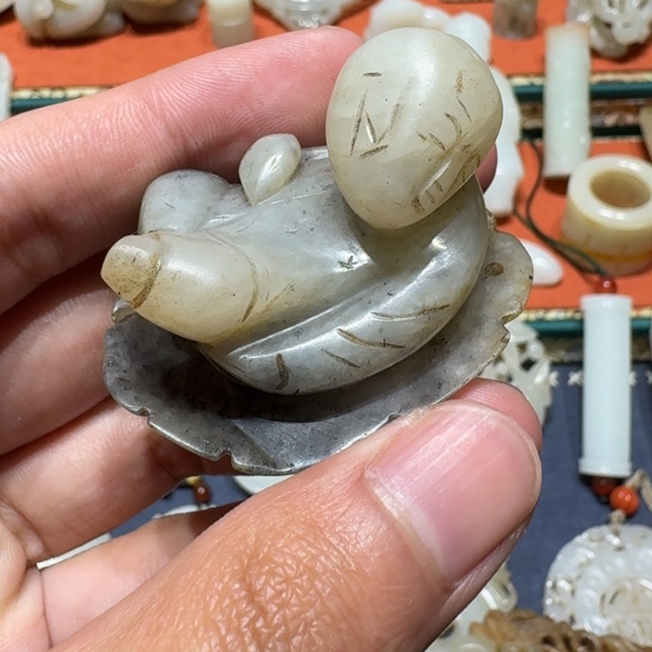 和田玉颈饰未镶嵌秋*