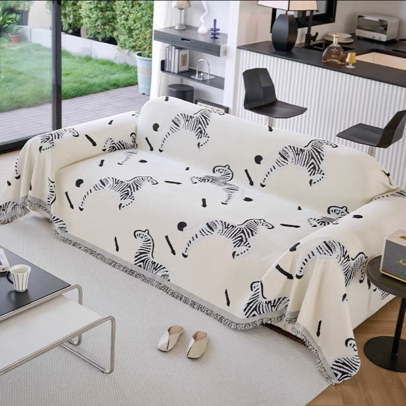 【高货特价斑马】【没有运费险】高档加厚雪尼尔提花时尚轻奢简约百搭