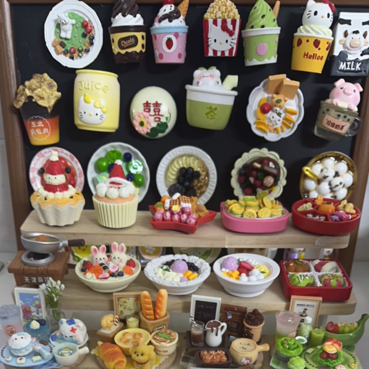 3D食玩创意磁吸冰箱贴差价补米链接