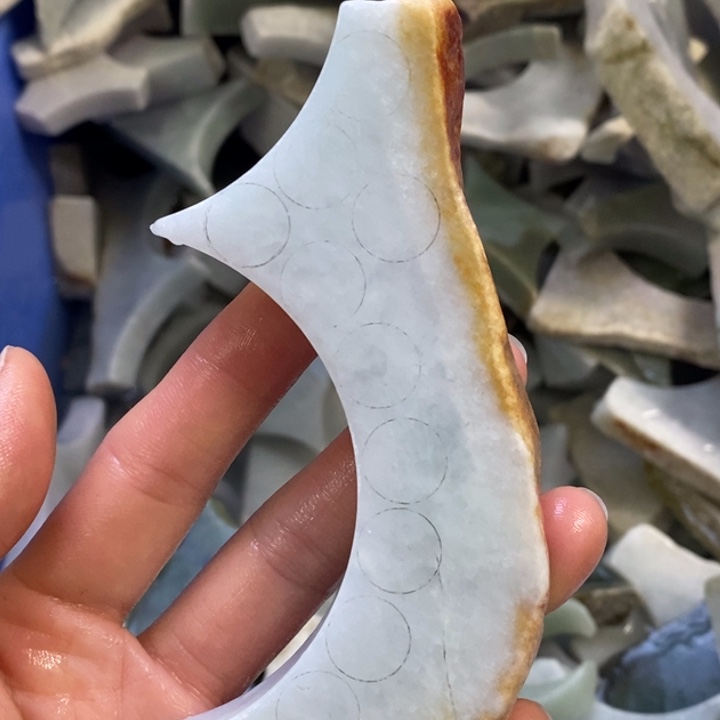 翡翠裸石翡翠b j l