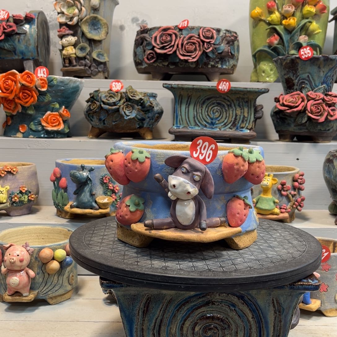 陶瓷396 号新年福利陶然花器