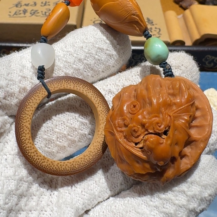 橄榄核手串/手链核雕艺术