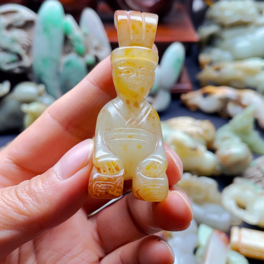 吊坠白玉菩提摆件