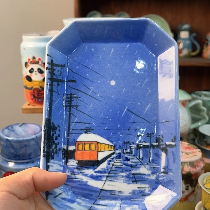 陶❀****у景德镇釉下手绘陶瓷 