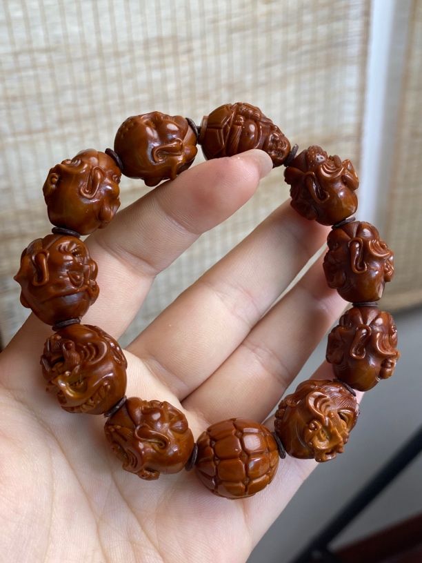 橄榄核手串殷派十八罗汉