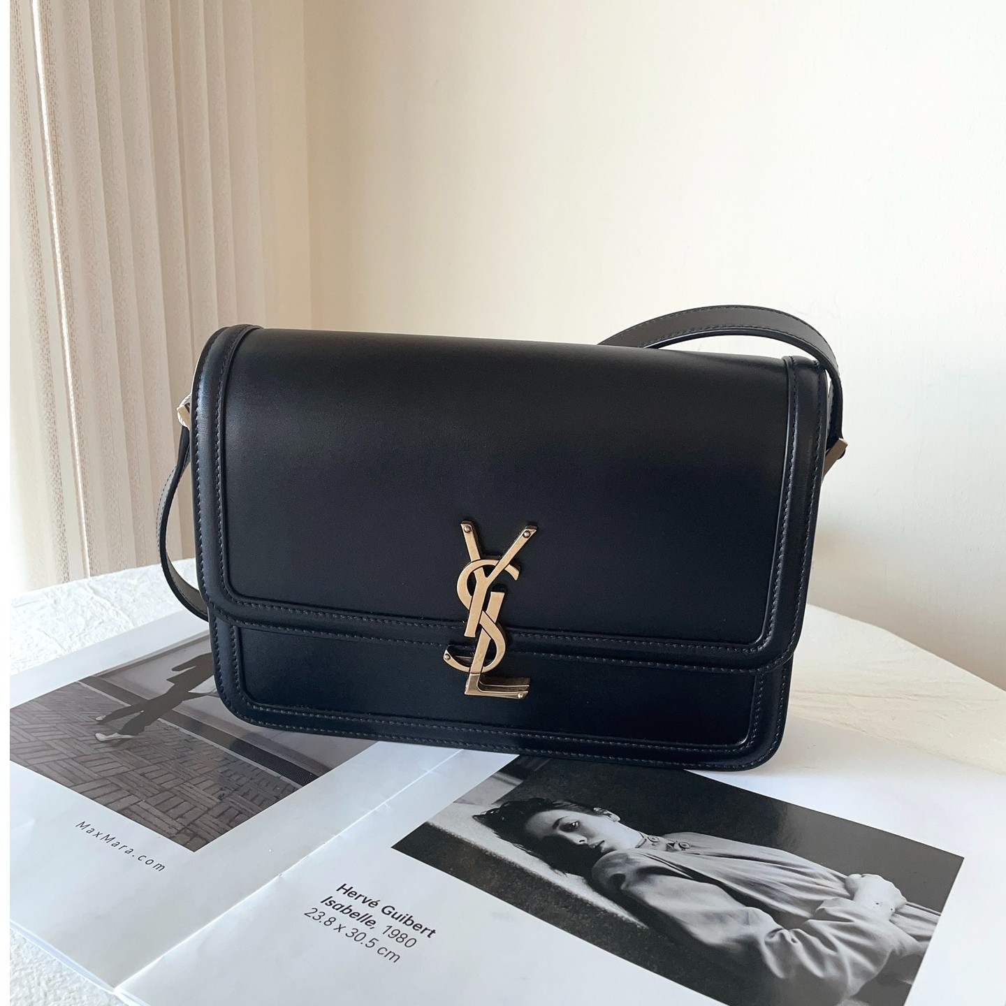 99新 YSL/圣罗兰 ysl豆腐包中号黑金包/优品