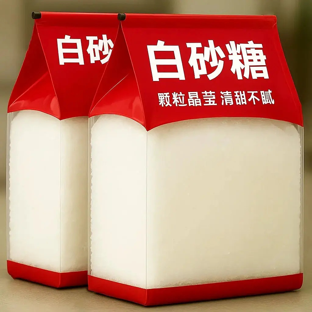 云南一级白砂糖2斤袋装甘蔗白糖细砂糖厨房调味烘焙食用糖100g