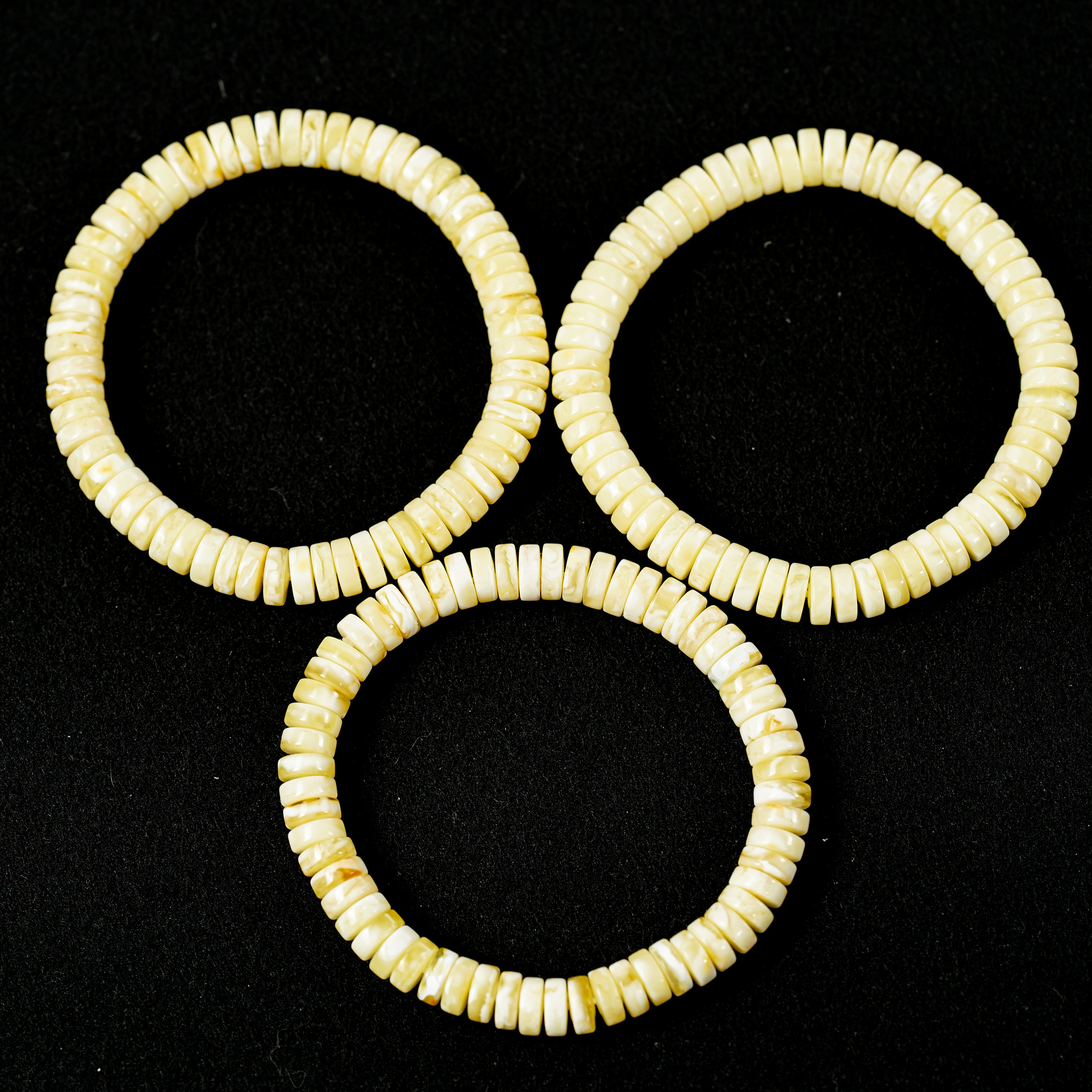 蜜蜡药片单圈手串MG250503-01多样性发货发其一