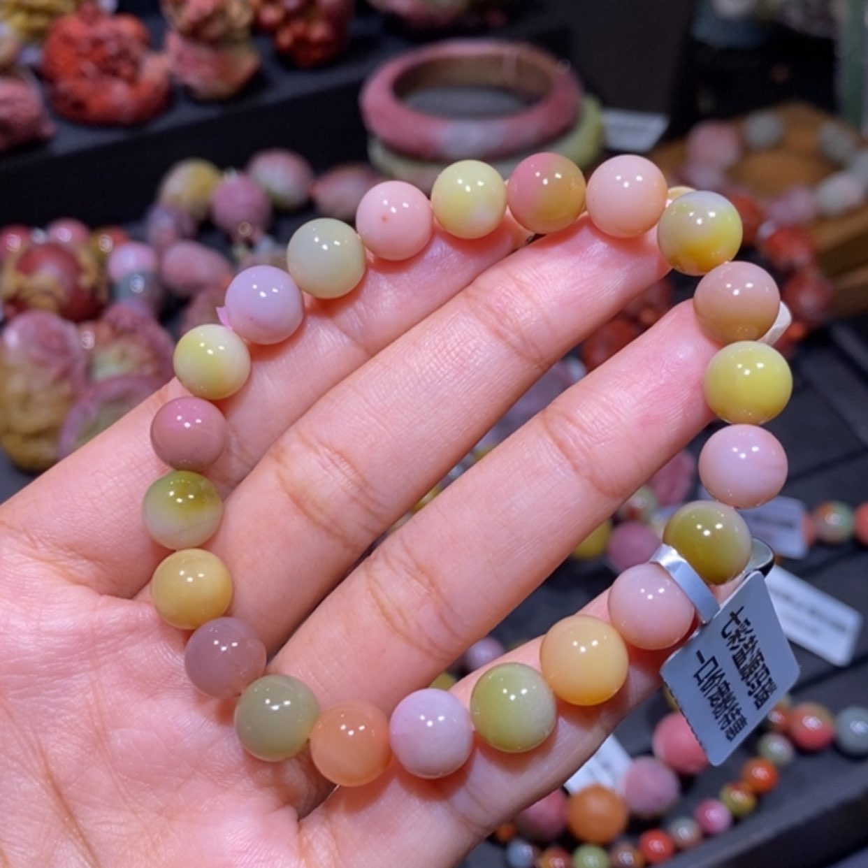 【闪购商品】未镶嵌手链玛瑙/玉髓糯*糍盐源玛瑙