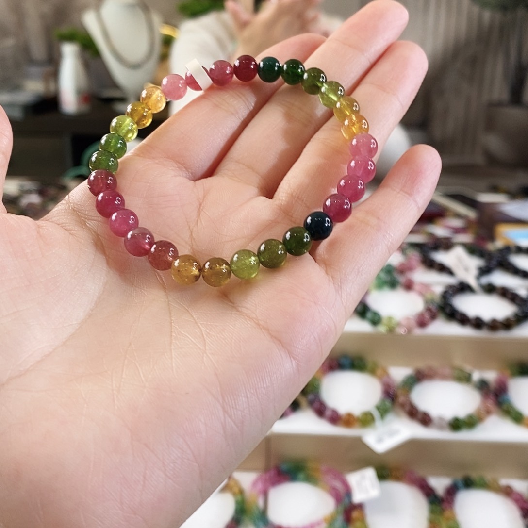 手串未镶嵌碧玺G2299单圈颜色微差