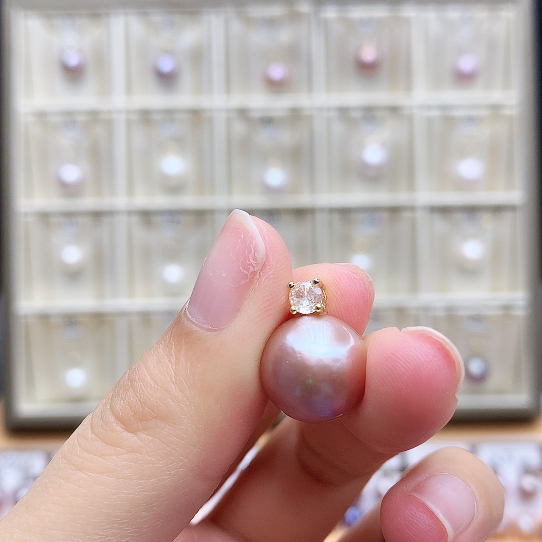 颈饰合金淡水珍珠