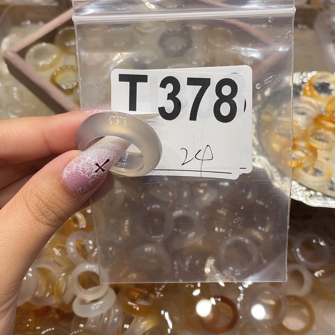 玛瑙/玉髓未镶嵌戒指378