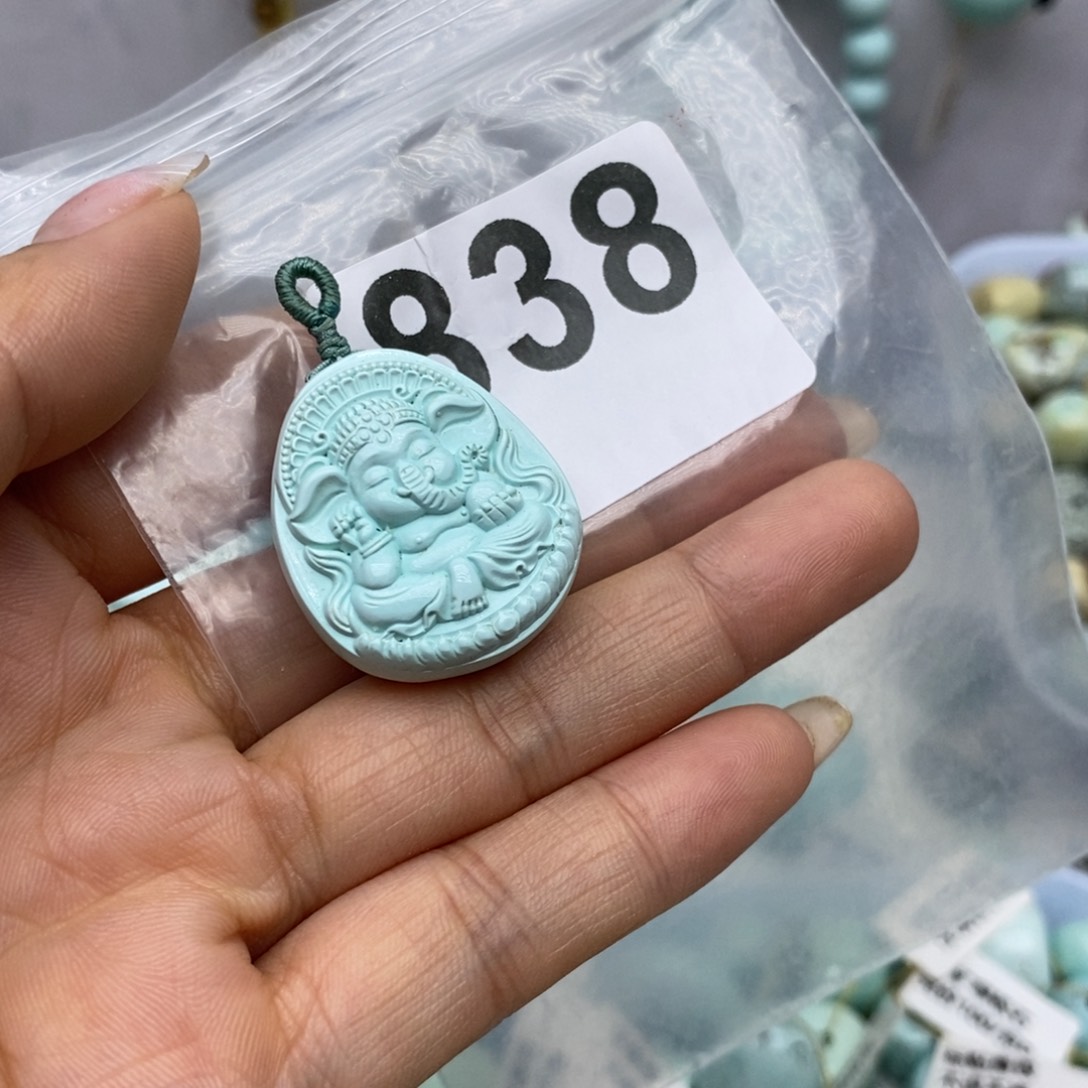 未镶嵌绿松石珠宝奇石吾