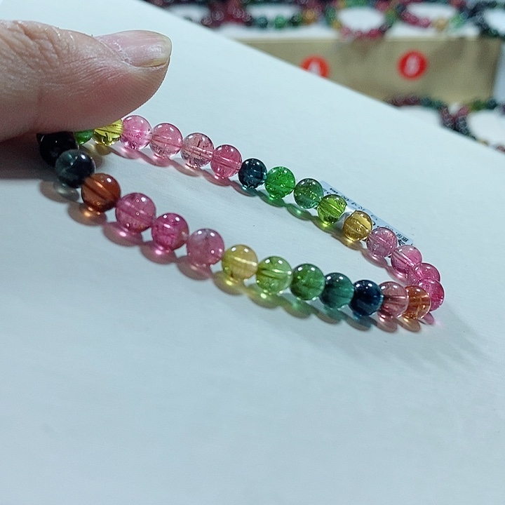 碧玺手链未镶嵌多样性发一条