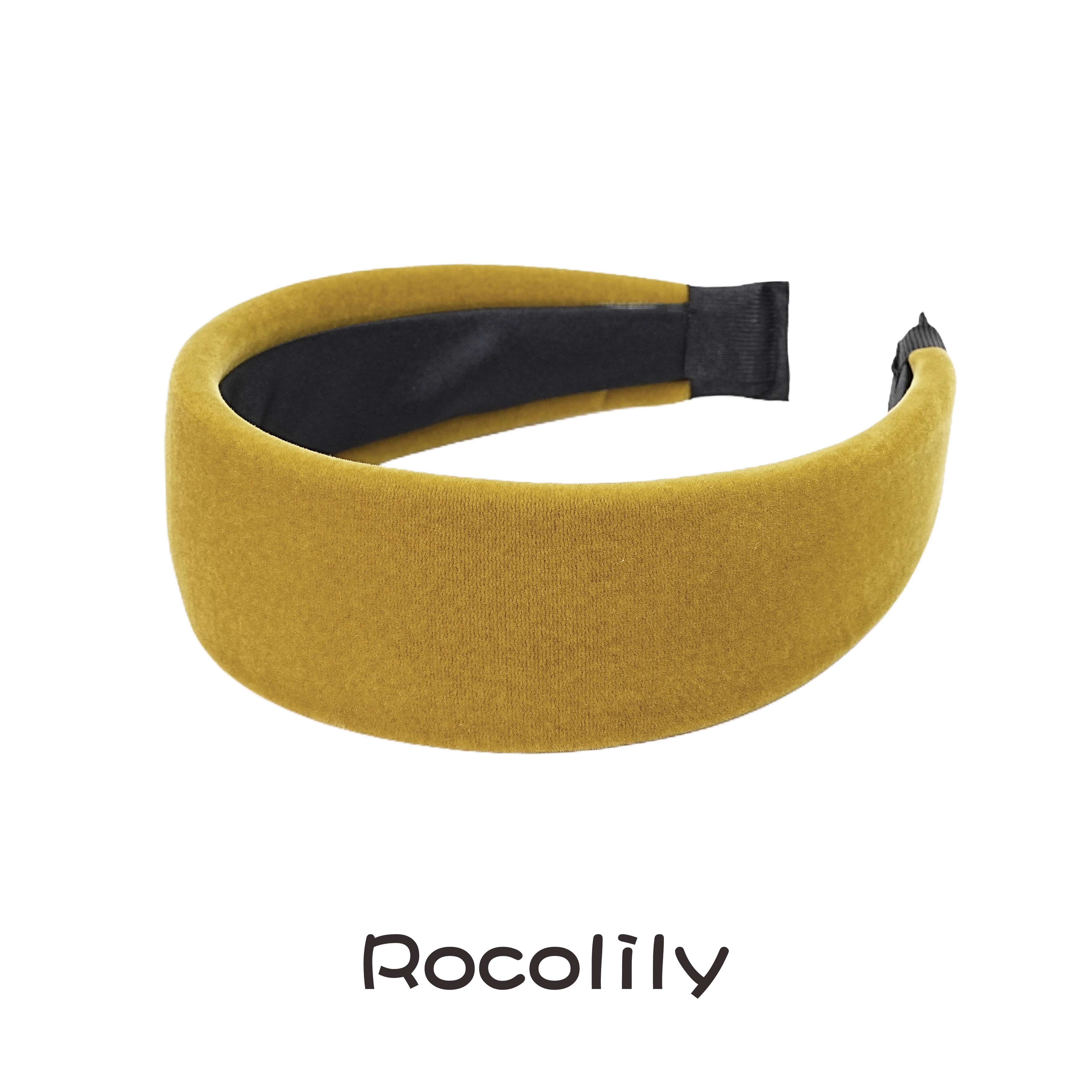 ROCOLILY秋冬丝绒宽边海绵秋果派对发箍显白高颅顶氛围头箍发饰