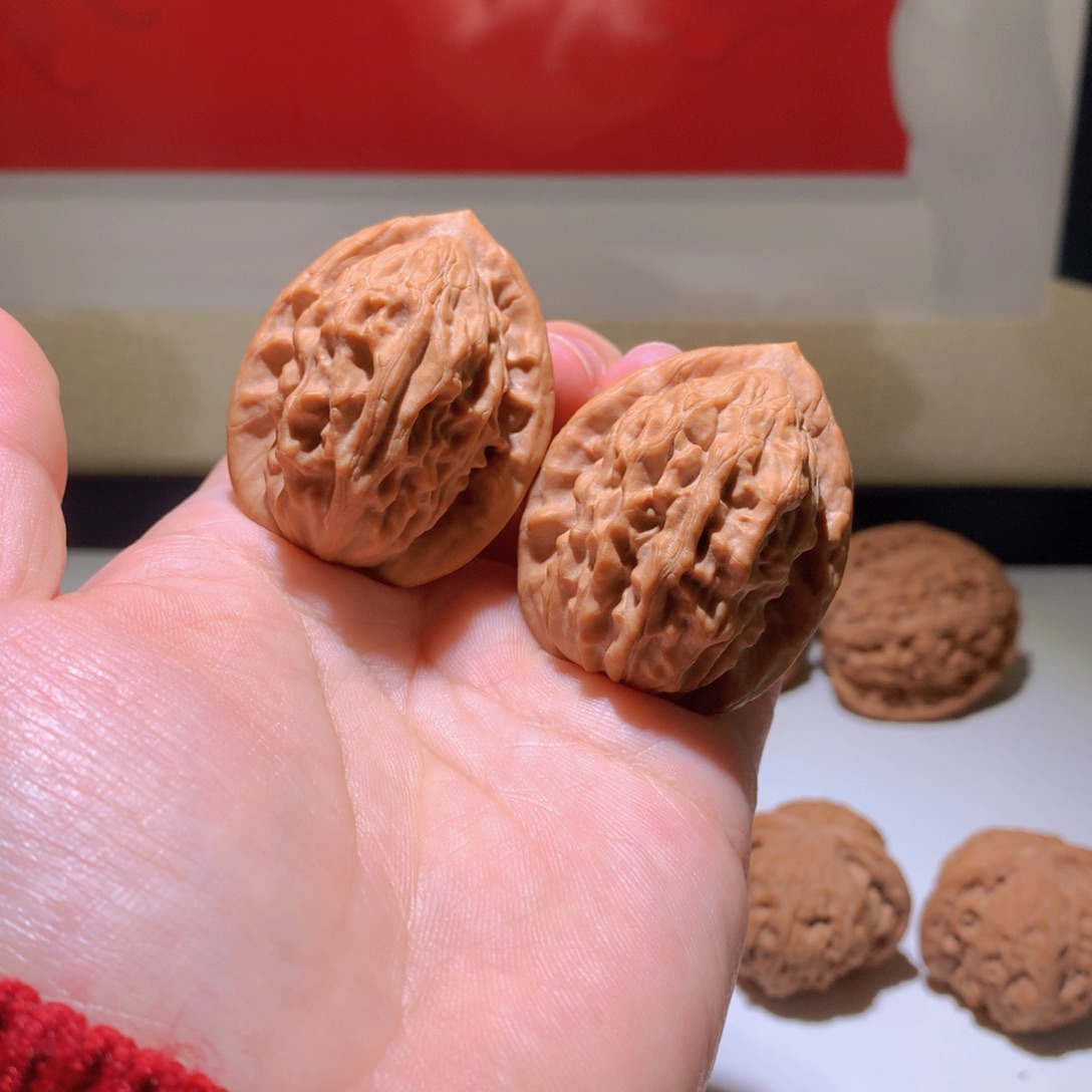 把件文玩核桃大红袍36尺