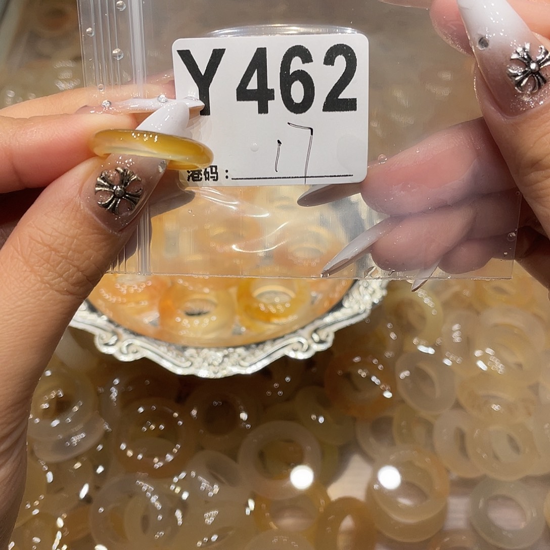 玛瑙/玉髓未镶嵌戒指462