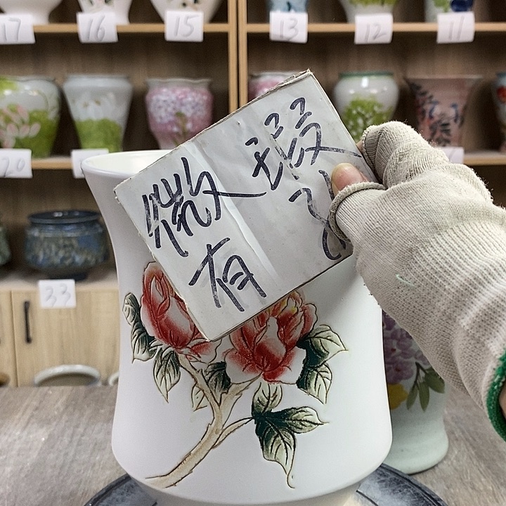 缸13xc景德镇陶瓷花盆