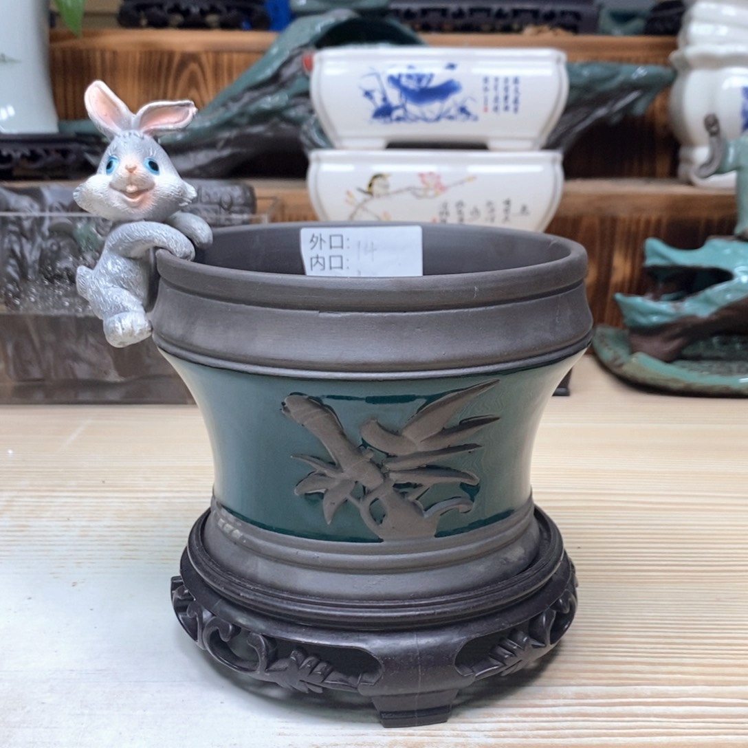 花盆紫砂陶瓷艺术花盆陶瓷