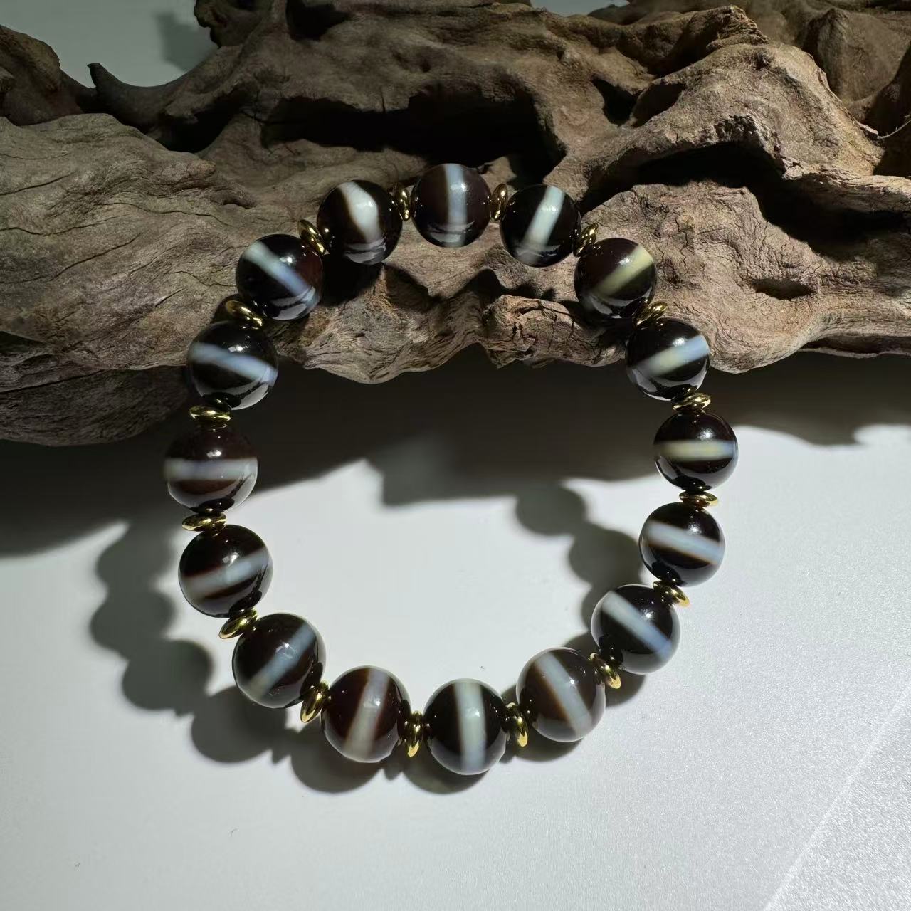 【爱上水晶】D2001  冈仁波齐一线药师10m手串 多样性发其一