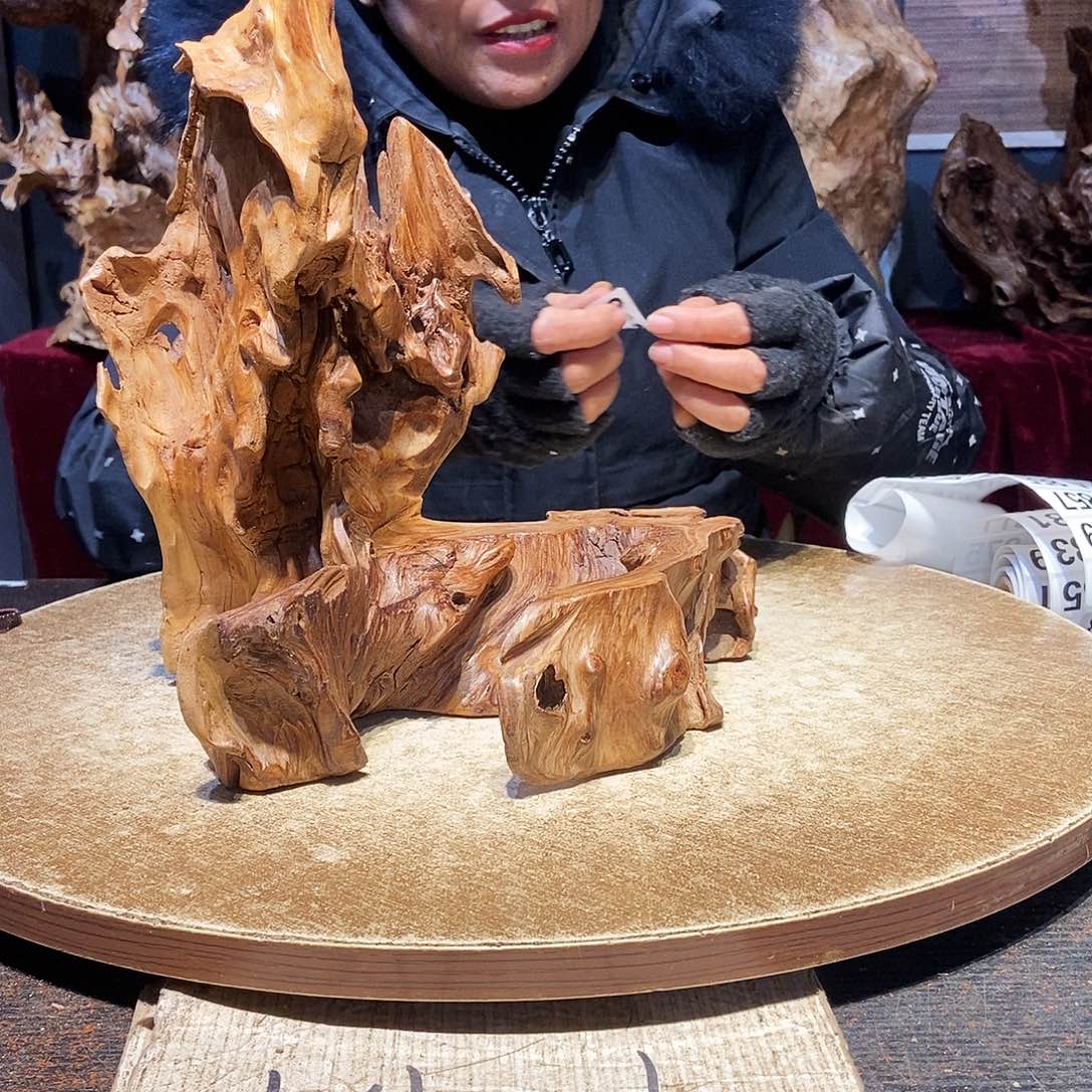 旭***哥843。红杉随行根艺