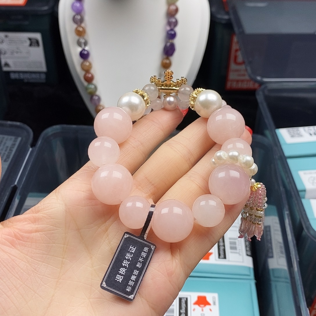 手链水晶银S925镶嵌