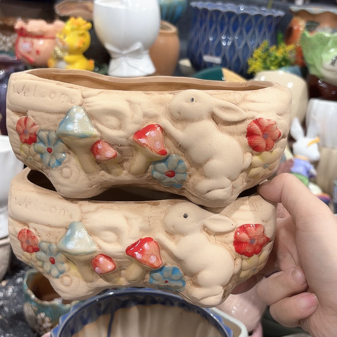 陶瓷陶瓷花盆，多肉花盆