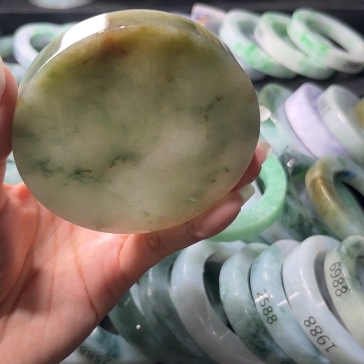 定制翡翠未镶嵌手镯翡翠