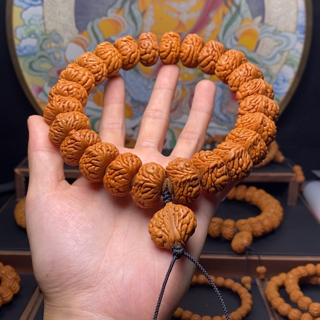 手串桃核龙纹桃核麒麟