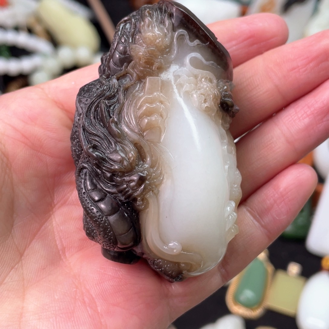 和田玉把件未镶嵌