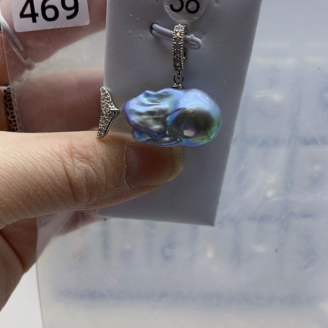 颈饰合金淡水珍珠