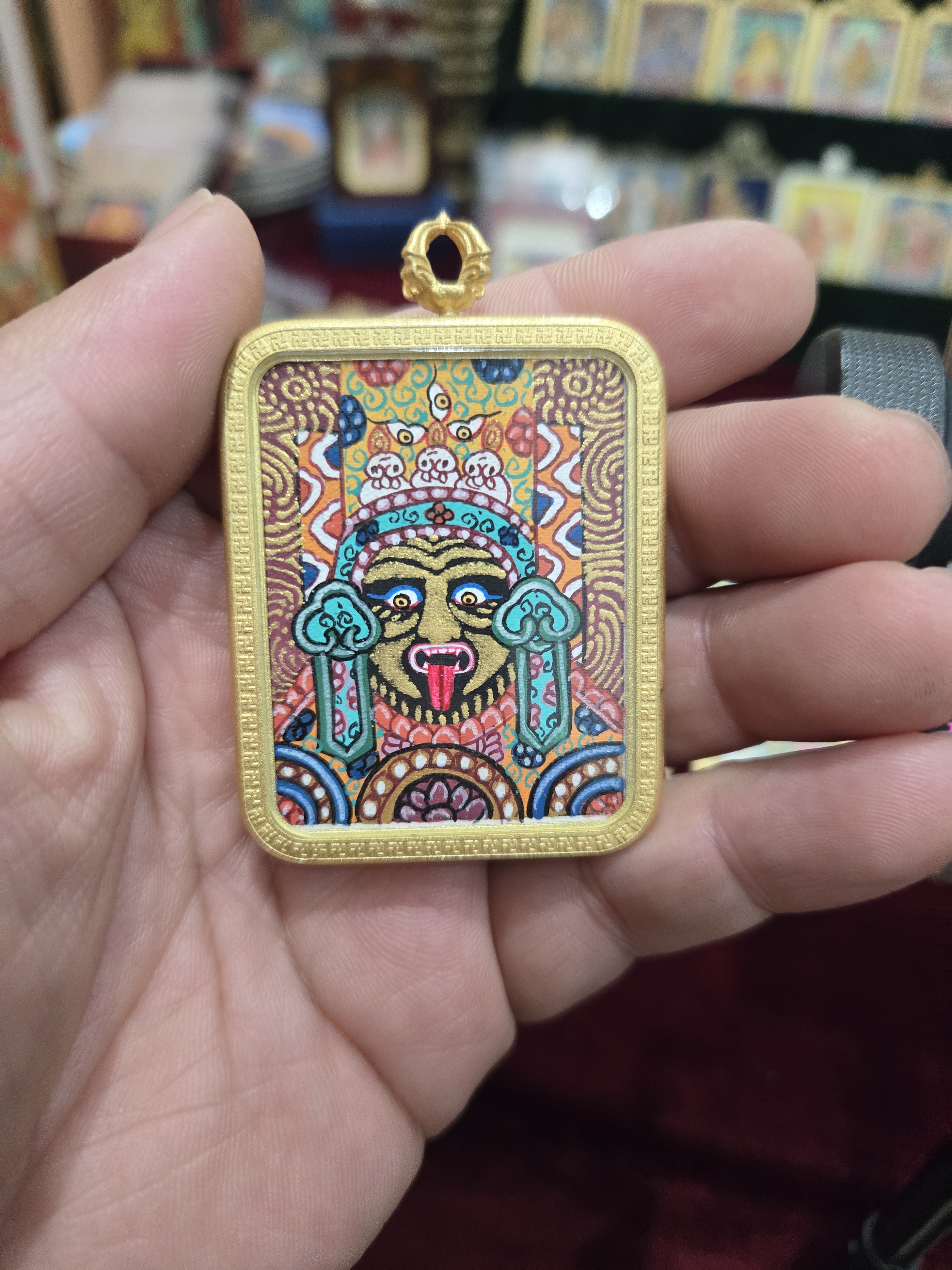 扎基拉姆唐卡吊坠