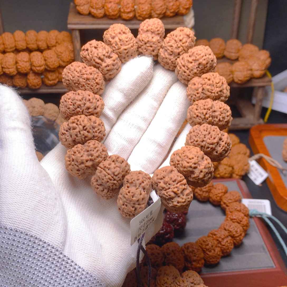 金刚菩提手串金刚菩提夹板微瑕黄尖不退不换