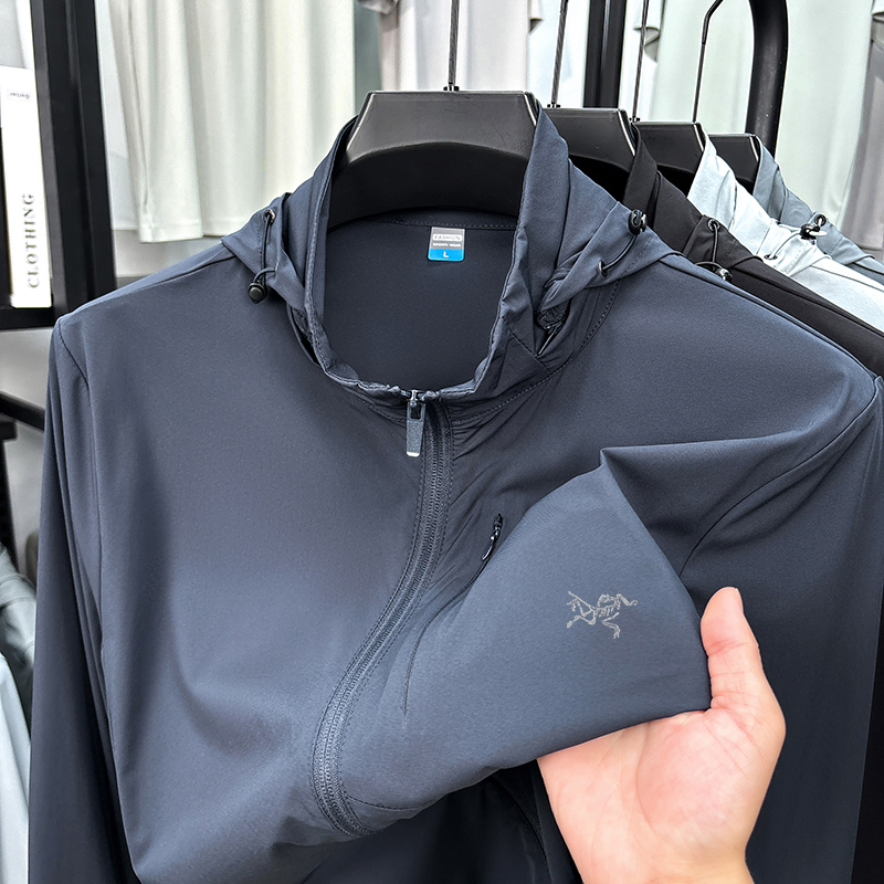 奥莱撤柜防晒衣速干单向导湿防紫外线可拆卸连帽夏季户外透气外套