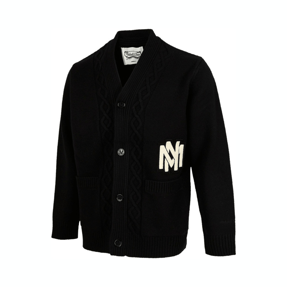 Mitchell&ness2024中性针织开衫毛线开衫