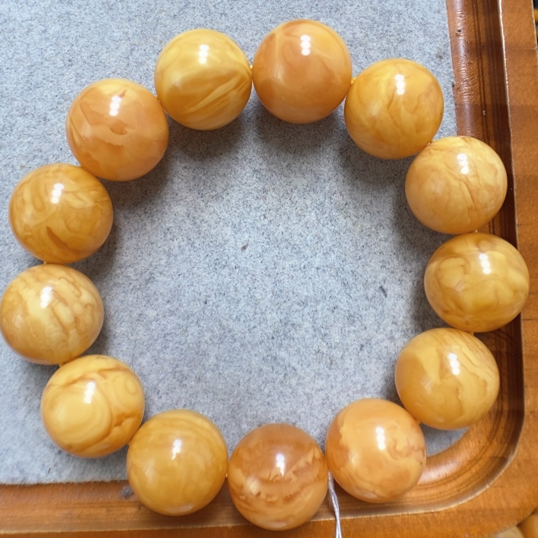 蜜蜡手串未镶嵌蜜蜡手串