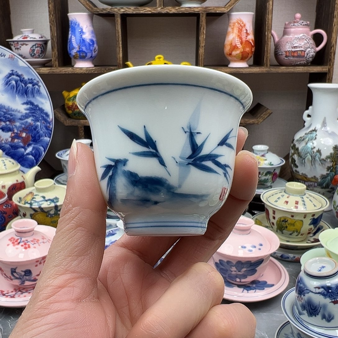 杯子陶景德镇陶瓷567老厂瓷4