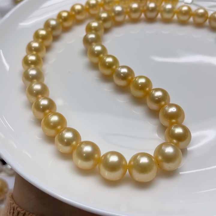 海水珍珠项链银S925镶嵌