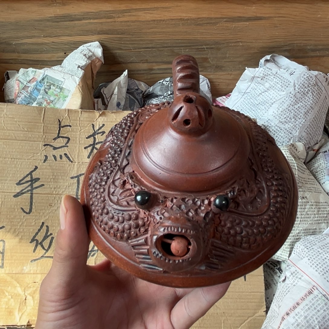 茶壶紫砂老厂紫砂壶一件！