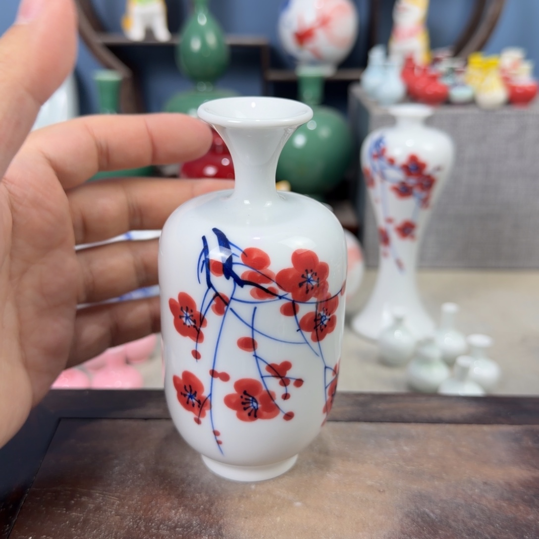 陶瓷手工小花器摆件