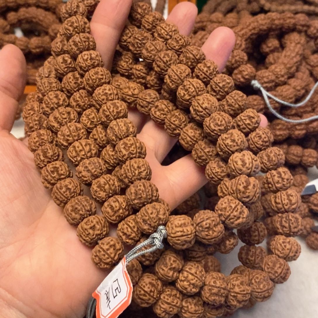 金刚菩提吊坠超*凹底108卡13