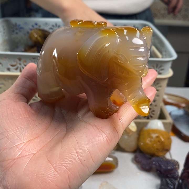 玛瑙/玉髓吊坠(不含链)未镶嵌