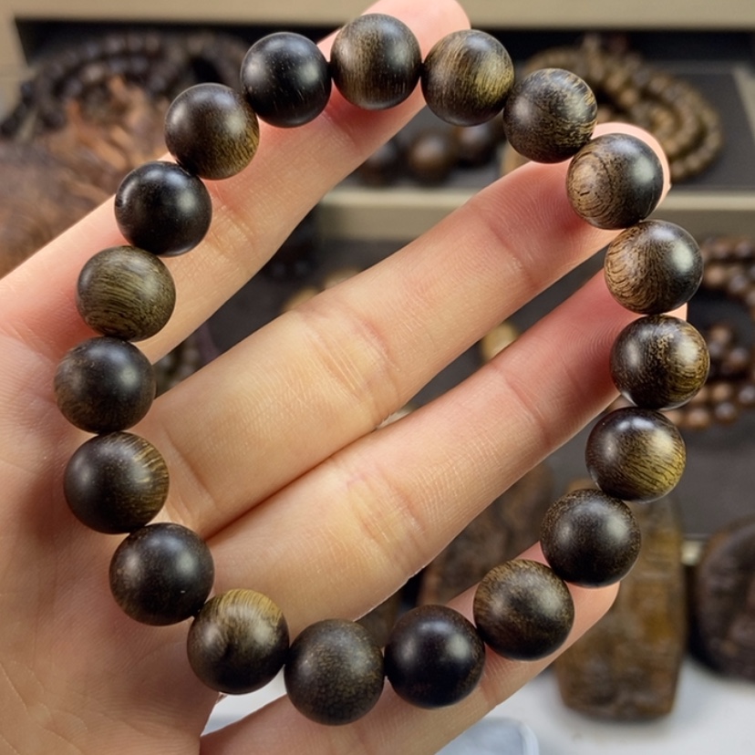【闪购商品】沉香手串神**恼越南芽庄白棋留疤玉化