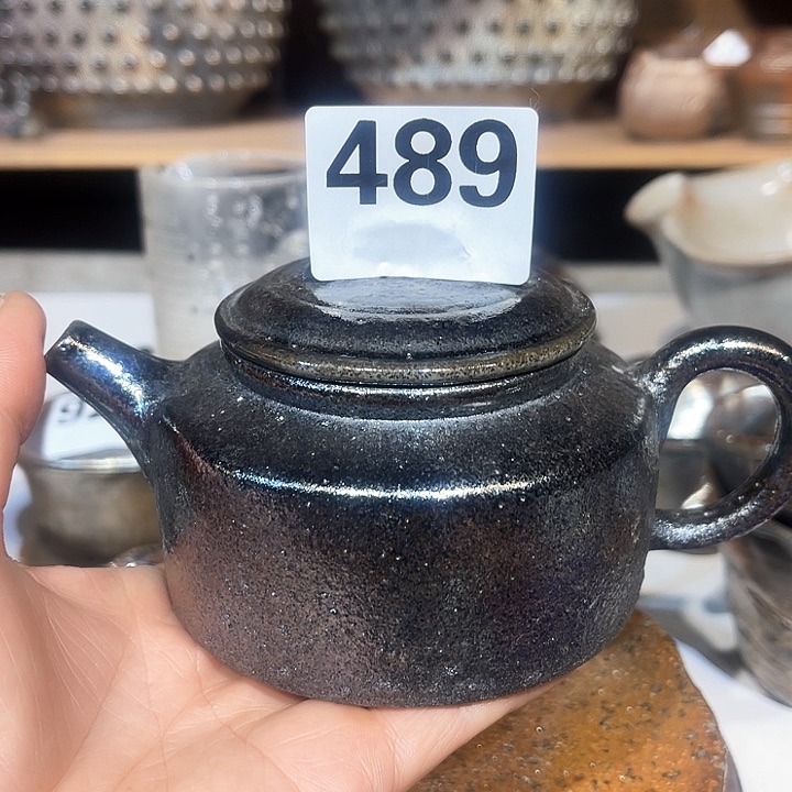 壶高温柴烧陶泥手工壶