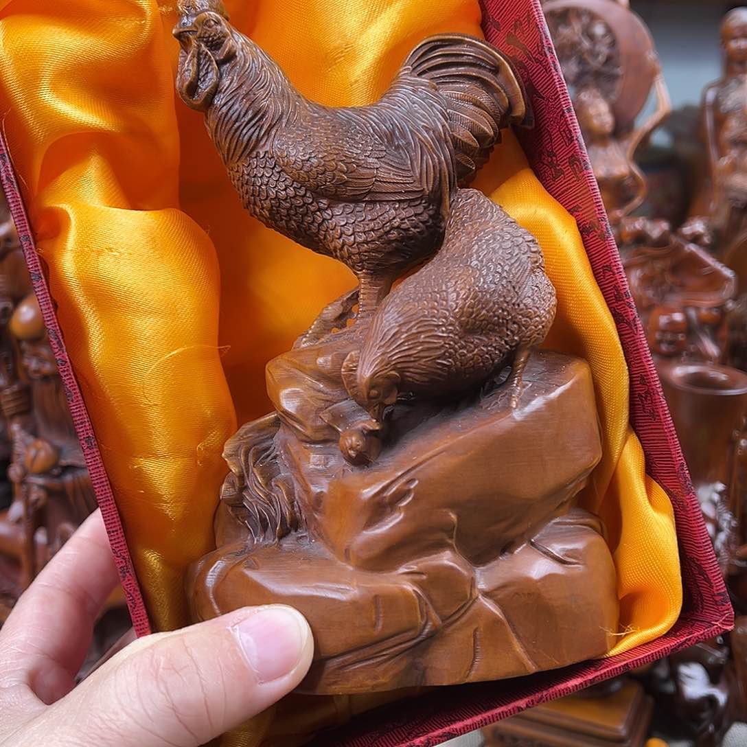 黄杨木黄杨木雕刻高度15厘米