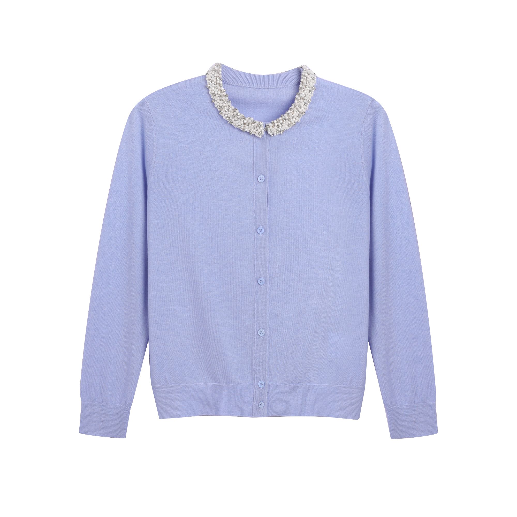 20001【小琳订单】圆领针织衫春夏钉珠款2410