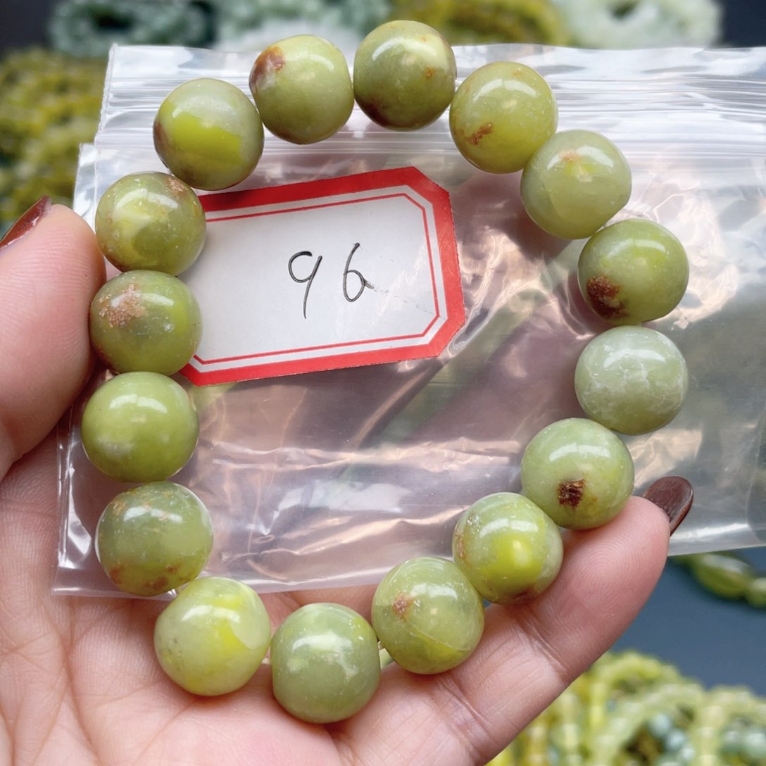 未镶嵌蛇纹石玉手串