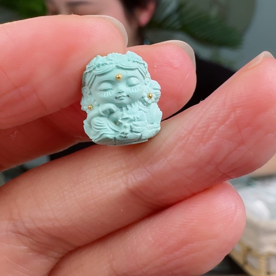 绿松石珠宝奇石未镶嵌