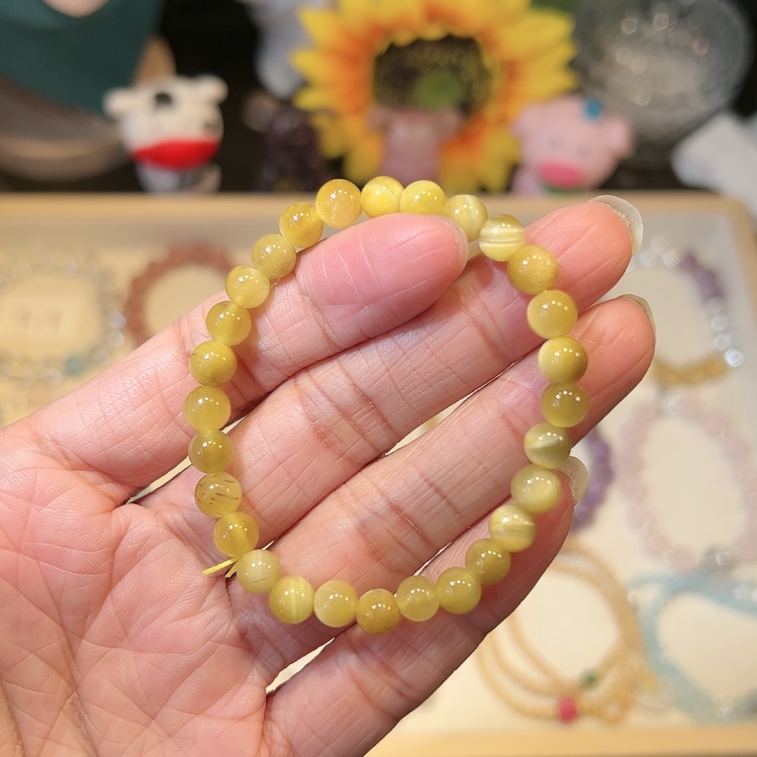 水晶手串未镶嵌虎眼