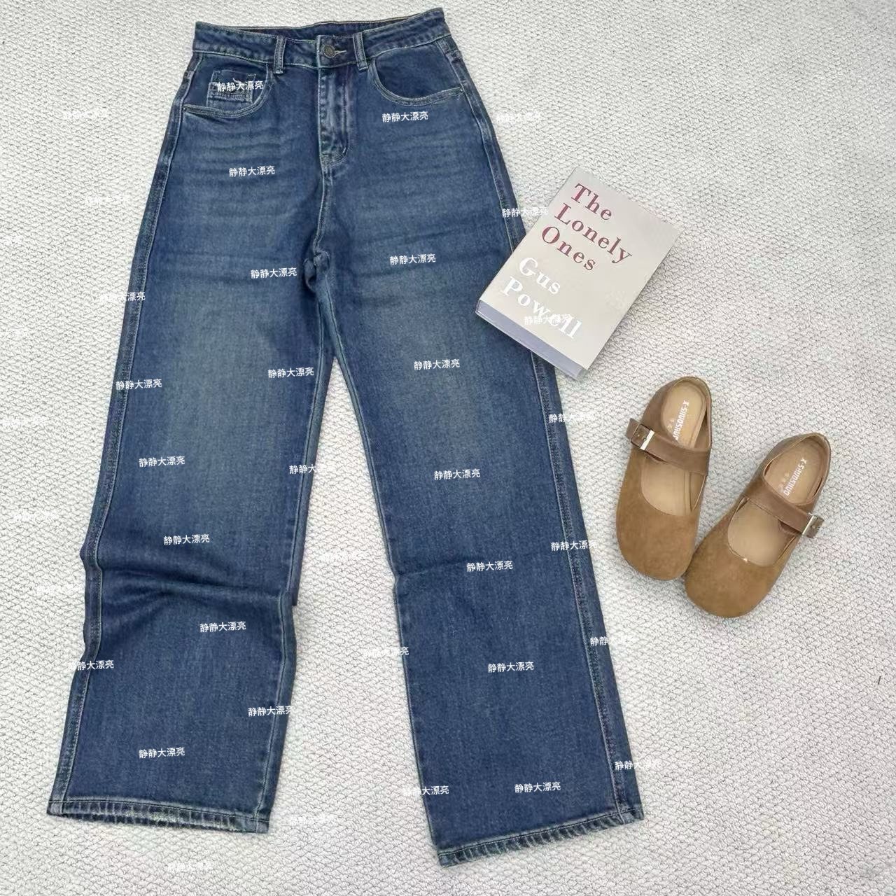 静静推荐 新款直筒显瘦窄版牛仔裤22c9771